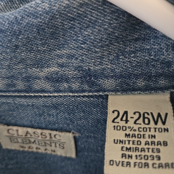 Classic Elements Blue Denim Jacket - Picture 2 of 3